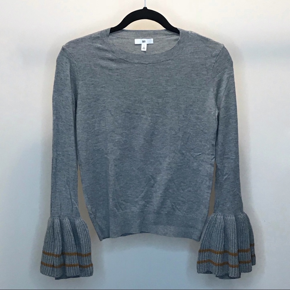 BP Sweater Blouse With Puffy Sleeves